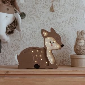 Drewniana lampka dla dzieci Sarenka